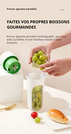 Mixeur Portable USB – Blender & Presse-Agrumes Sans Fil